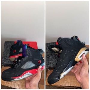 Jordan 5 top 3 (Size 10.5) and Jordan 6 dmp(11)